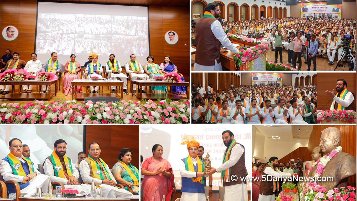 Nayab Singh Saini, Haryana, Bharatiya Janata Party, BJP, Haryana Chief Minister, Chief Minister of Haryana, BJP Haryana, Jagat Prakash Nadda, Rekha Gupta, Mahipal Dhanda, Bansuri Swaraj