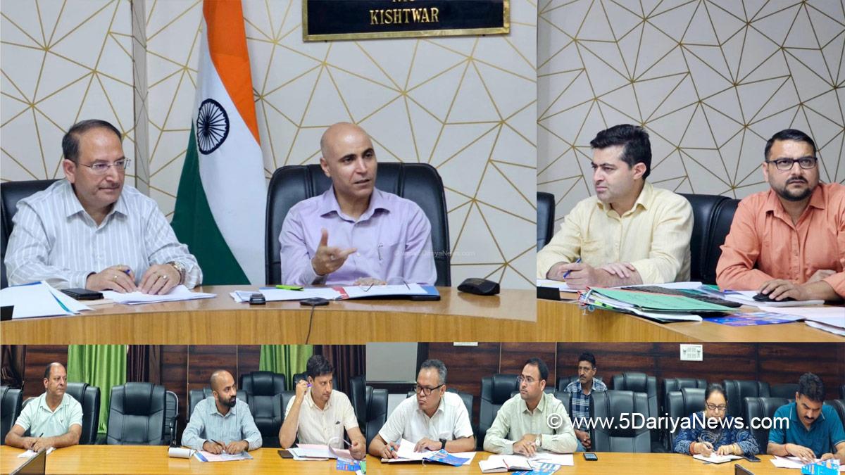 Pankaj Kumar Sharma, Kishtwar, DDC Kishtwar, District Development Commissioner Kishtwar, Kashmir, Jammu And Kashmir, Jammu, District Administration Kishtwar, District Level Implementation Committee, DLIC, Mission YUVA