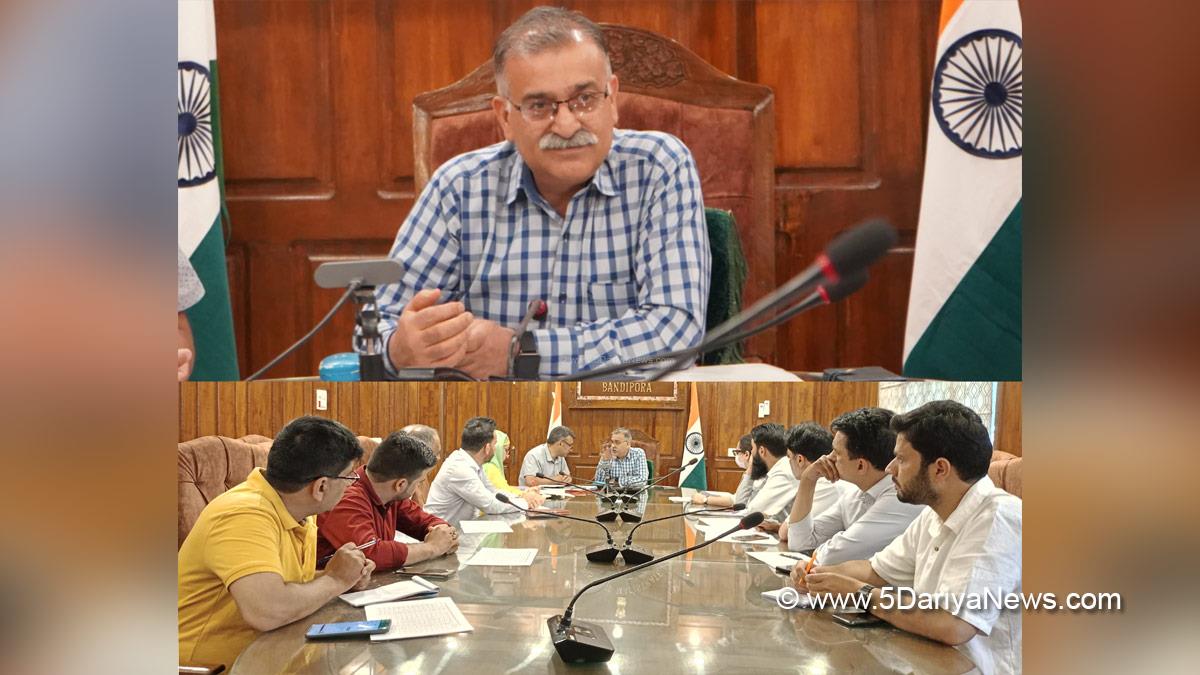 Manzoor Ahmad Qadri, Bandipora, Deputy Commissioner Bandipora, Kashmir, Jammu And Kashmir, Jammu, District Administration Bandipora, District Level Implementation Committee, DLIC, Mission YUVA