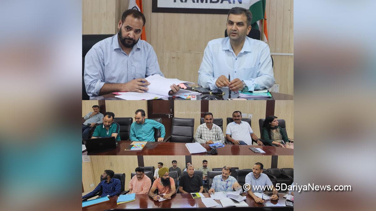 Mohammad Alyas Khan, Ramban, Deputy Commissioner Ramban, Kashmir, Jammu And Kashmir, Jammu, District Administration Ramban, District Level Implementation Committee, DLIC, Mission YUVA