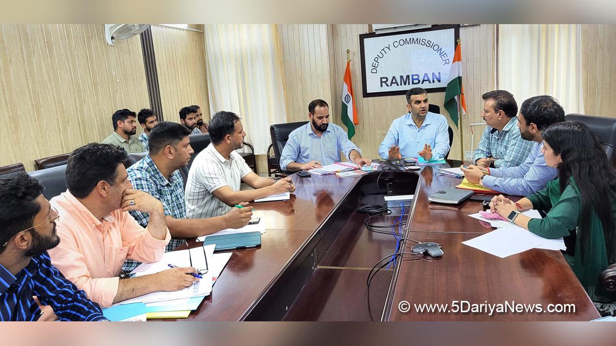 Mohammad Alyas Khan, Ramban, Deputy Commissioner Ramban, Kashmir, Jammu And Kashmir, Jammu, District Administration Ramban