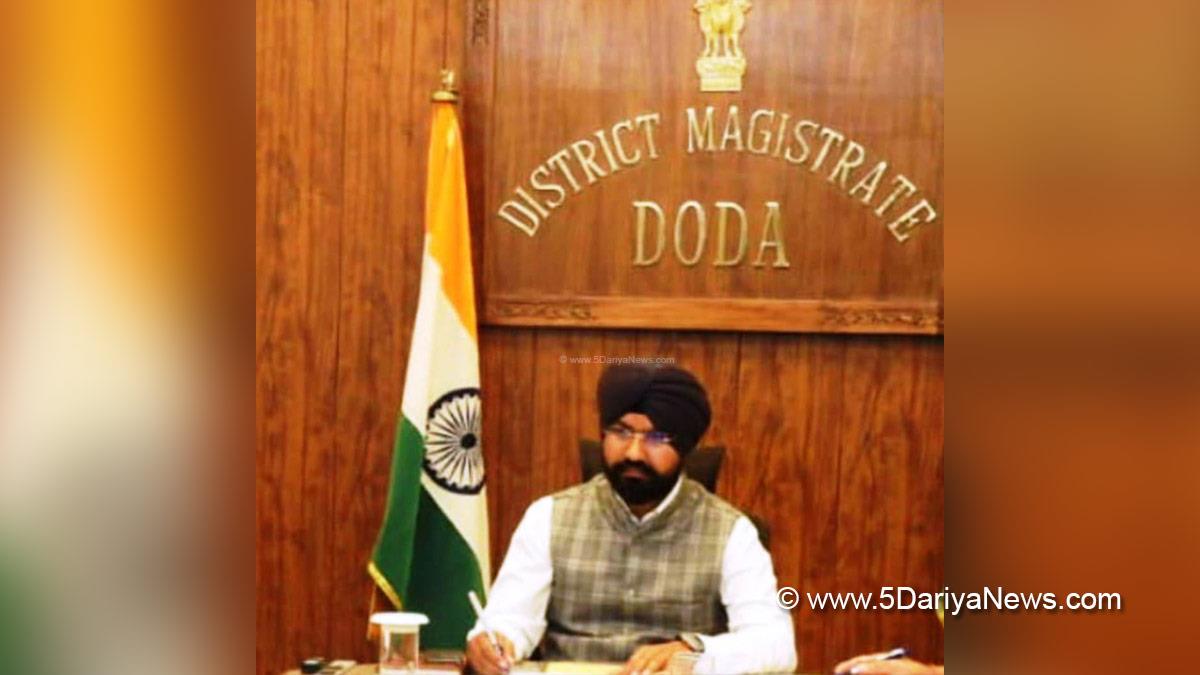 Harvinder Singh, Doda, Deputy Commissioner Doda, Kashmir, Jammu And Kashmir, Jammu, District Administration Doda, District Level Implementation Committee, DLIC, Mission YUVA