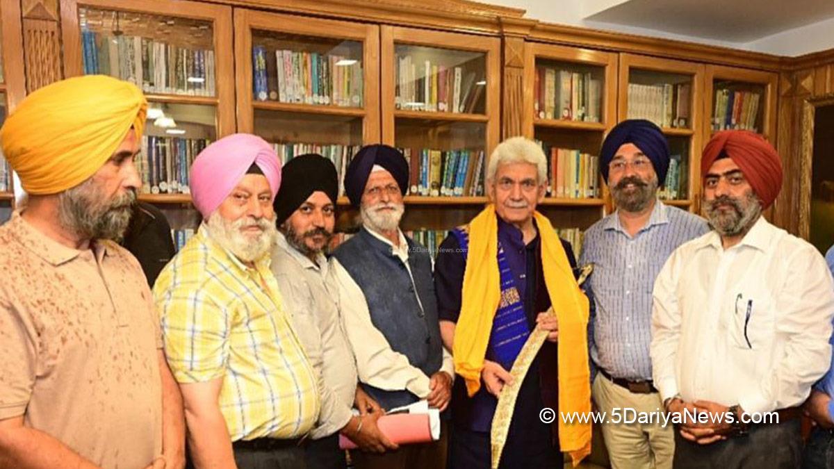 Manoj Sinha, Lieutenant Governor JK, Raj Bhavan, Jammu, Srinagar, Kashmir, Jammu And Kashmir