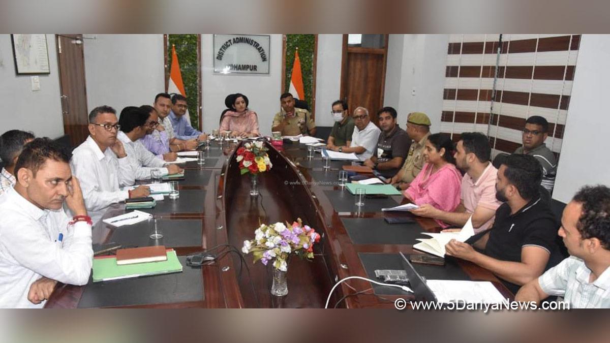 Saloni Rai, Udhampur, DDC Udhampur, District Development Commissioner Udhampur, Kashmir, Jammu And Kashmir, Jammu, District Administration Udhampur