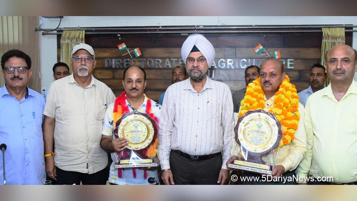 Arvinder Singh Reen, Agriculture, Director Agriculture Jammu, Srinagar, Kashmir, Jammu And Kashmir, Jammu, Kashmir Valley, Agriculture Department Jammu