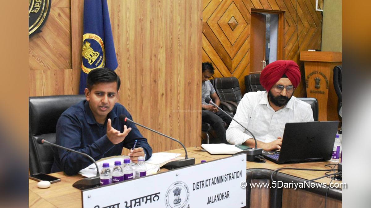 Himanshu Aggarwal, Dr Himanshu Aggarwal, DC Jalandhar, Jalandhar, Deputy Commissioner Jalandhar