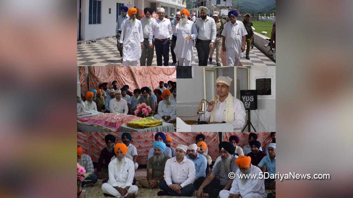 Vikas Kundal, Poonch, Deputy Commissioner Poonch, Kashmir, Jammu And Kashmir, Jammu, District Administration Poonch, Gurudwara Deri Sahib Khari