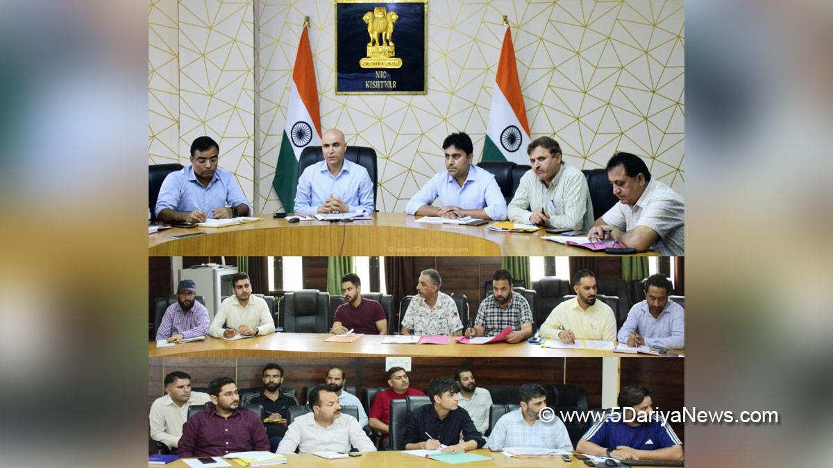 Pankaj Kumar Sharma, Kishtwar, DDC Kishtwar, District Development Commissioner Kishtwar, Kashmir, Jammu And Kashmir, Jammu, District Administration Kishtwar