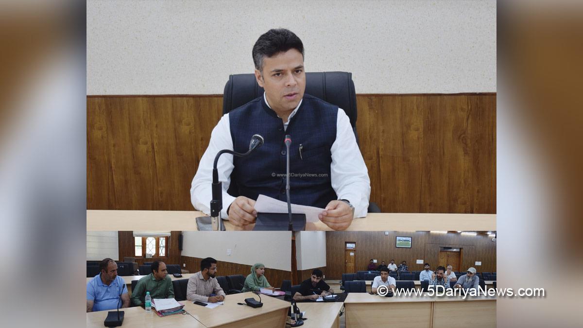 Dr Bilal Mohi Ud Din Bhat, Budgam, Deputy Commissioner Budgam, DC Budgam, Kashmir, Jammu And Kashmir, Jammu, District Administration Budgam, Pradhan Mantri Jan Vikas Karyakram, PMJVK