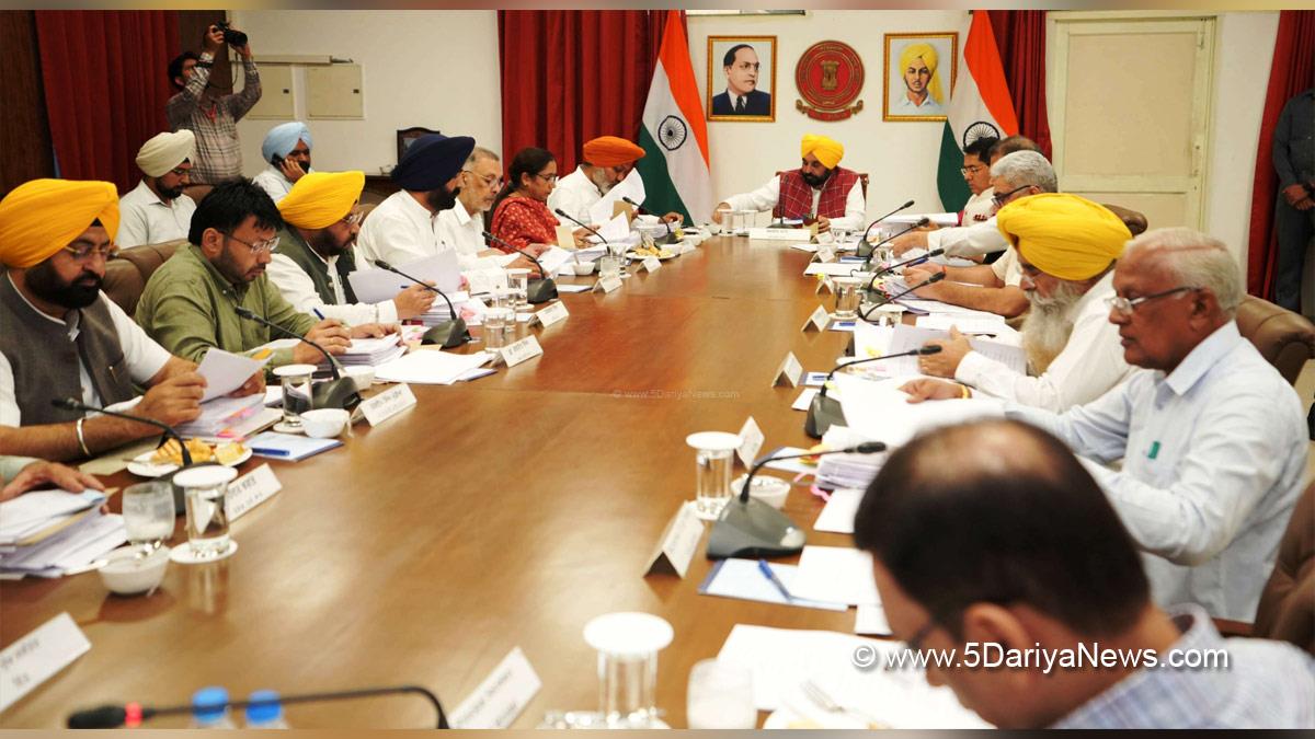 Bhagwant Mann, Bhagwant Singh Mann, AAP, Aam Aadmi Party, Aam Aadmi Party Punjab, AAP Punjab, Government of Punjab, Punjab Government, Punjab, Chief Minister Of Punjab, Cabinet Decision Punjab