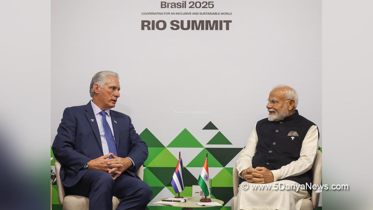 Narendra Modi, Modi, BJP, Bharatiya Janata Party, Prime Minister of India, Prime Minister, Narendra Damodardas Modi, President of Cuba, Miguel Diaz Canel Bermudez, 17th BRICS Summit