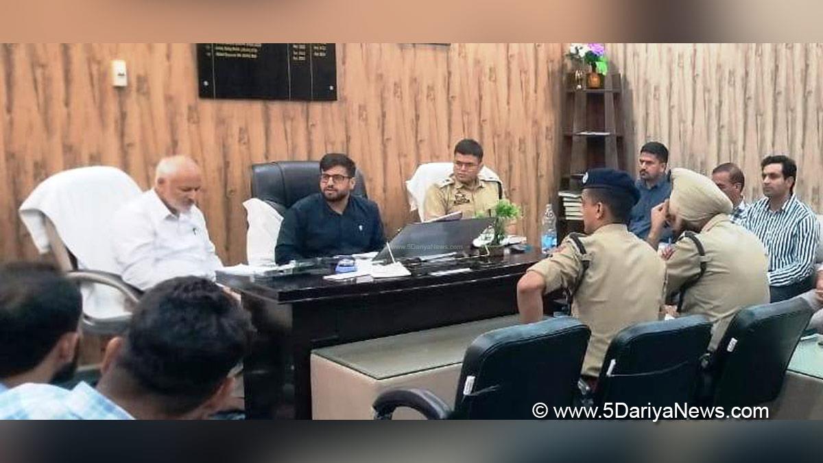 Abhishek Sharma, Rajouri, DDC Rajouri, District Development Commissioner Rajouri, Kashmir, Jammu And Kashmir, Jammu, District Administration Rajouri, SSP Rajouri, Gaurav Sikarwar