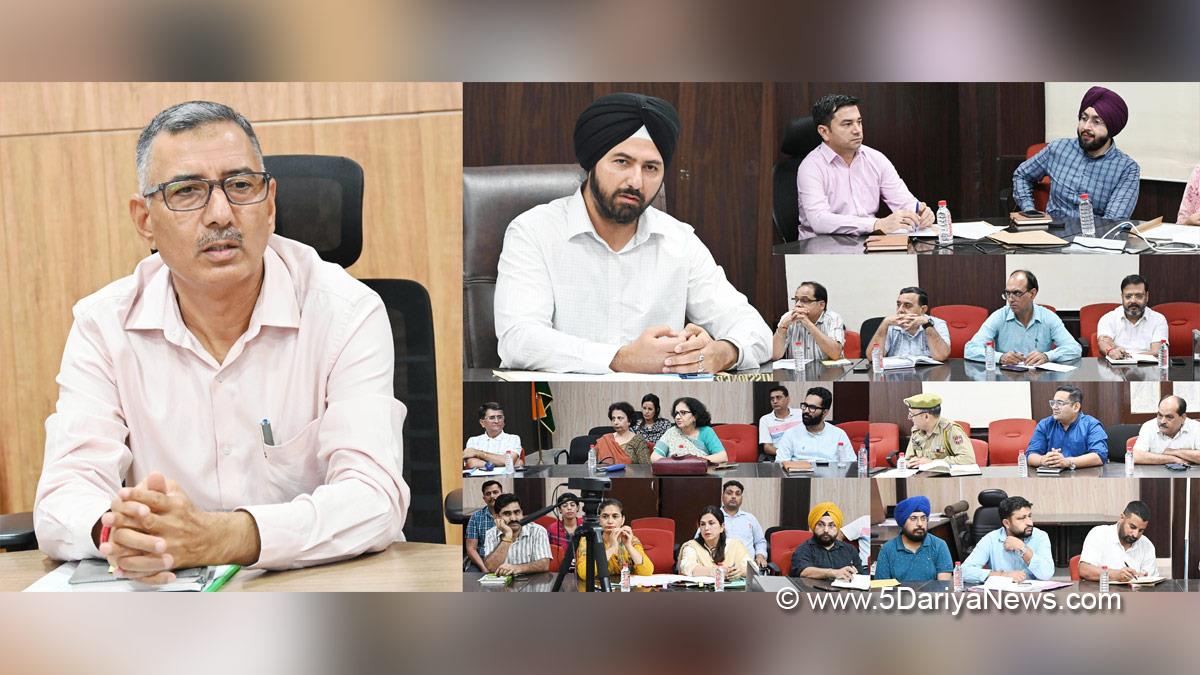 Rajesh Sharma, Rajesh Kumar Sharma, Samba, Deputy Commissioner Samba, Kashmir, Jammu And Kashmir, Jammu, District Administration Samba