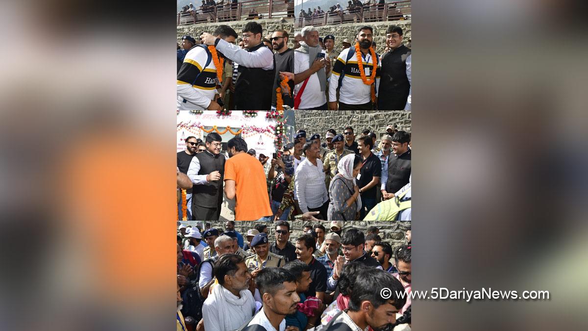 Jatin Kishore, Ganderbal, Deputy Commissioner Ganderbal, Kashmir, Jammu And Kashmir, Jammu, District Administration Ganderbal, Shri Amarnath Ji Yatra, Shri Amarnathji Yatra 2025, Amarnathji Yatra, Amarnathji Yatra 2025, Shri Amarnath Ji Pilgrimage, Shri Amarnathji Shrine Board, SASB, SANJY 2025, Baltal Base Camp