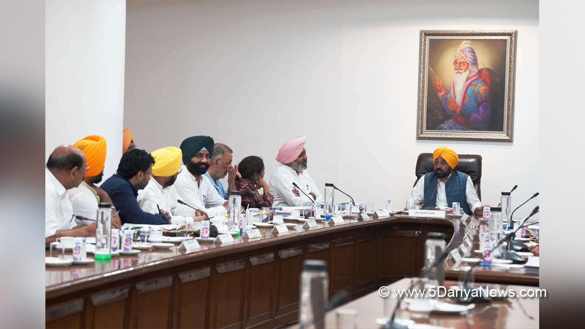 Bhagwant Mann, Bhagwant Singh Mann, AAP, Aam Aadmi Party, Aam Aadmi Party Punjab, AAP Punjab, Government of Punjab, Punjab Government, Punjab, Chief Minister Of Punjab, Cabinet Decision Punjab