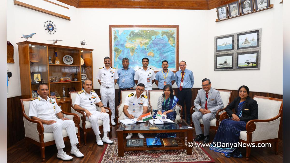 Military, Navy, Indian Navy, Bharat Electronics Limited, BEL, National Maritime Domain Awareness, NMDA, Adm Tarun Sobti, Deputy Chief of the Naval Staff