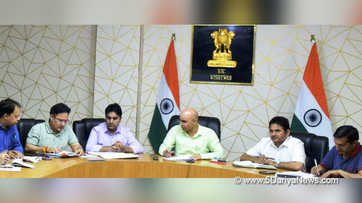 Pankaj Kumar Sharma, Kishtwar, DDC Kishtwar, District Development Commissioner Kishtwar, Kashmir, Jammu And Kashmir, Jammu, District Administration Kishtwar, Pradhan Mantri Gram Sadak Yojana, PMGSY
