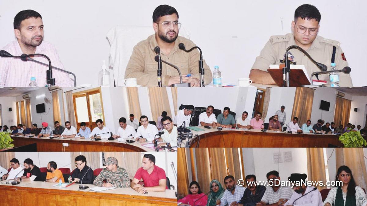 Abhishek Sharma, Rajouri, DDC Rajouri, District Development Commissioner Rajouri, Kashmir, Jammu And Kashmir, Jammu, District Administration Rajouri, Shri Budha Amarnath Ji Yatra