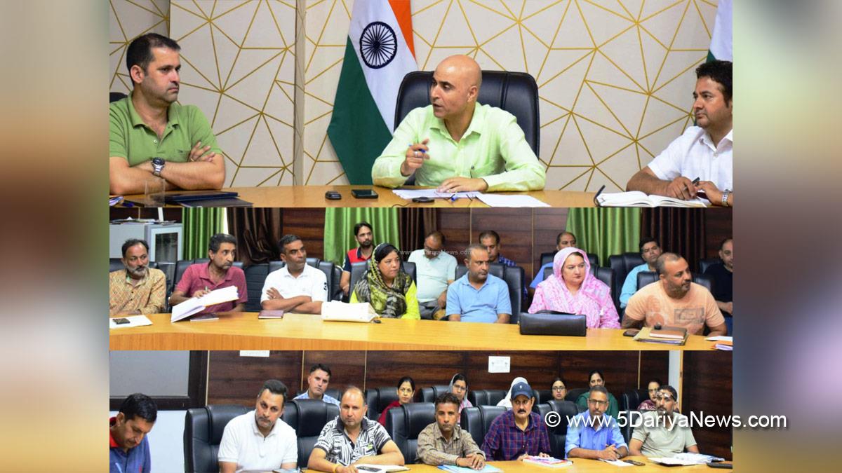 Pankaj Kumar Sharma, Kishtwar, DDC Kishtwar, District Development Commissioner Kishtwar, Kashmir, Jammu And Kashmir, Jammu, District Administration Kishtwar