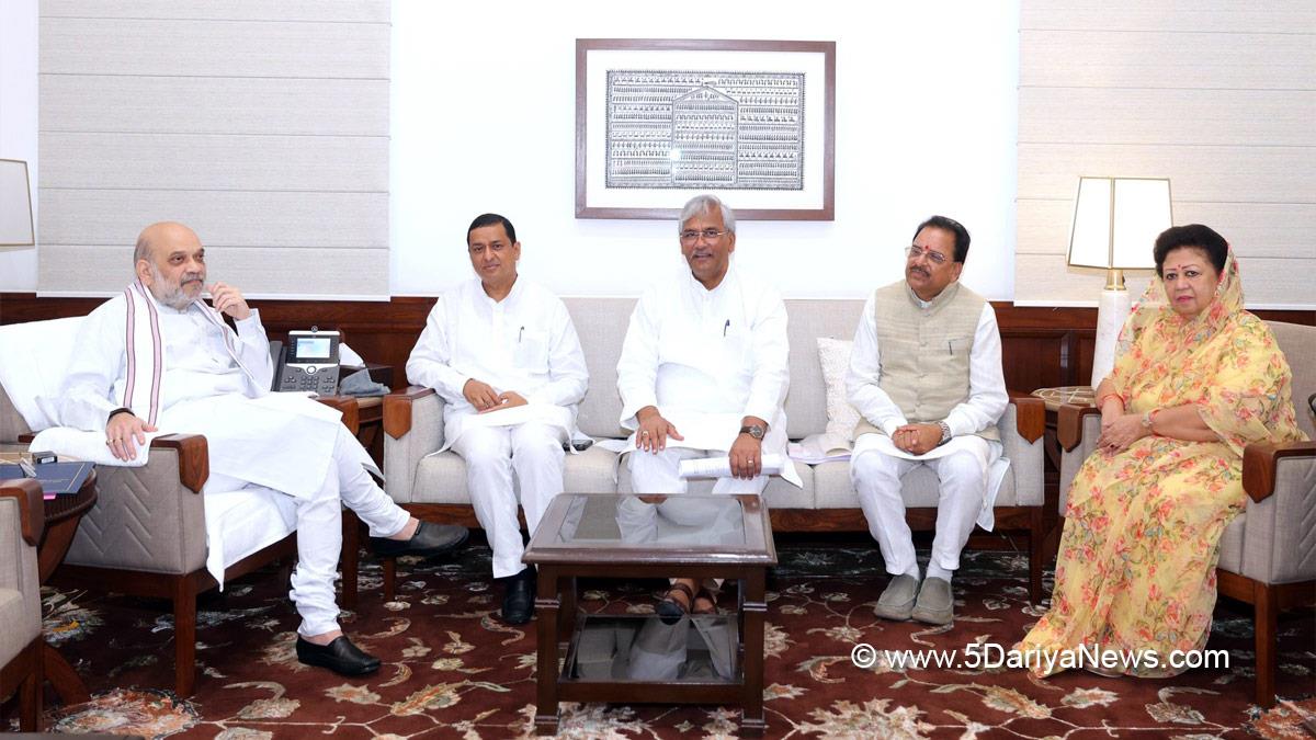 Amit Shah, Union Home Minister, BJP, Bharatiya Janata Party, Minister of Cooperation, Trivendra Singh Rawat