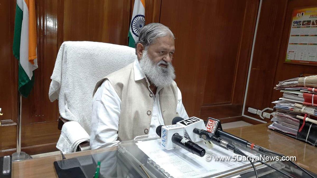 Anil Vij, Haryana, Ambala, Bharatiya Janata Party, BJP, BJP Haryana