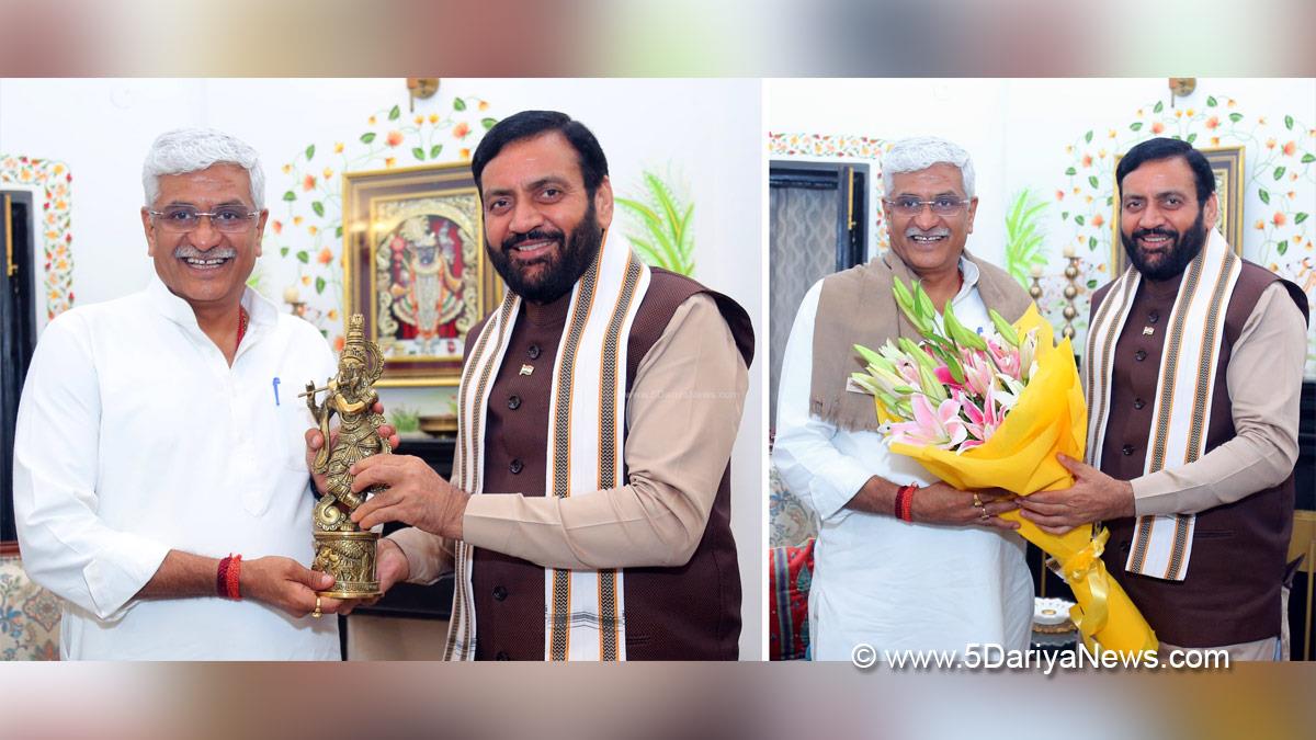 Nayab Singh Saini, Haryana, Bharatiya Janata Party, BJP, Haryana Chief Minister, Chief Minister of Haryana, BJP Haryana, Gajendra Singh Shekhawat