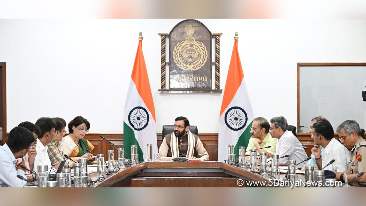 Nayab Singh Saini, Haryana, Bharatiya Janata Party, BJP, Haryana Chief Minister, Chief Minister of Haryana, BJP Haryana, Anurag Rastogi, Chief Secretary Haryana, Dr Sumita Misra, Shatrujeet Kapur, Haryana Police, DGP Haryana