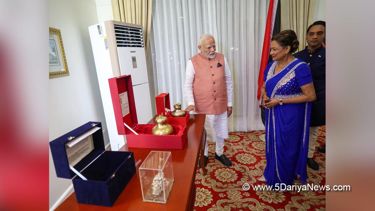 Narendra Modi, Modi, BJP, Bharatiya Janata Party, Prime Minister of India, Prime Minister, Narendra Damodardas Modi, Trinidad and Tobago, Prime Minister of Trinidad and Tobago, Kamla Persad Bissessar