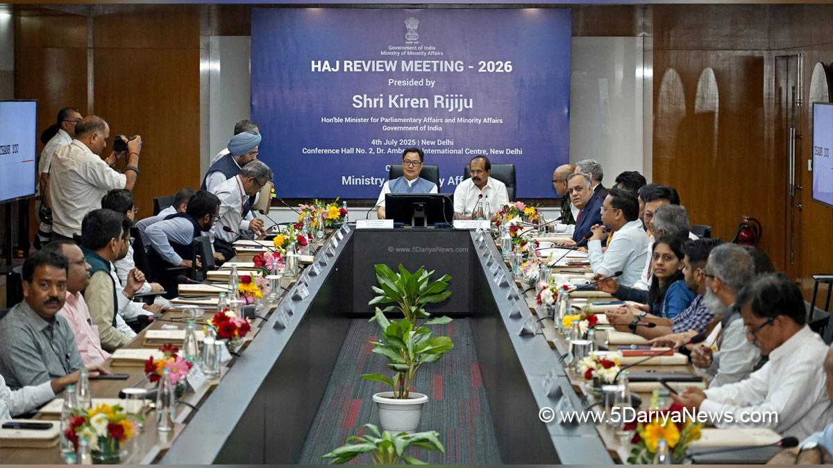 Kiren Rijiju, BJP, Bharatiya Janata Party, Union Minister of Law and Justice, Haj 2025