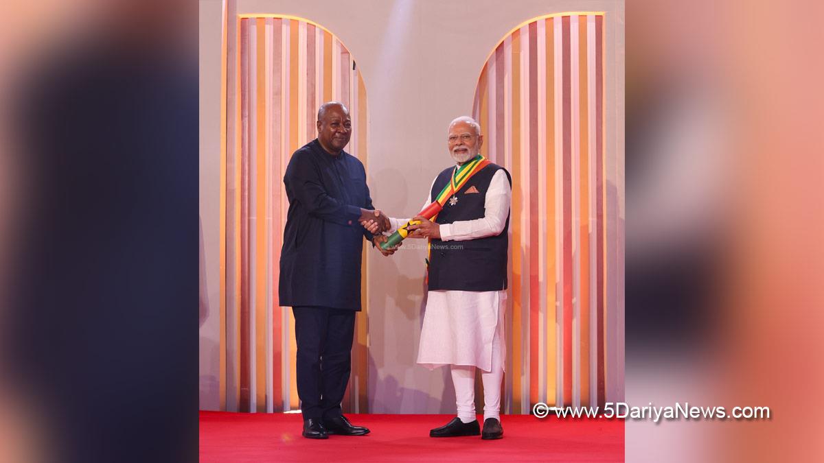 Narendra Modi, Modi, BJP, Bharatiya Janata Party, Prime Minister of India, Prime Minister, Narendra Damodardas Modi, President of Ghana, Dr John Dramani Mahama