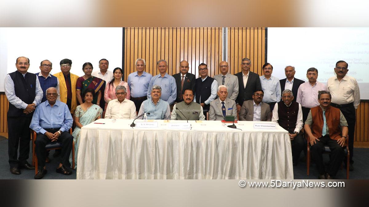 Dr Jitendra Singh, Bharatiya Janata Party, BJP, Union Minister of Earth Sciences, Research Society for Study of Diabetes in India, RSSDI
