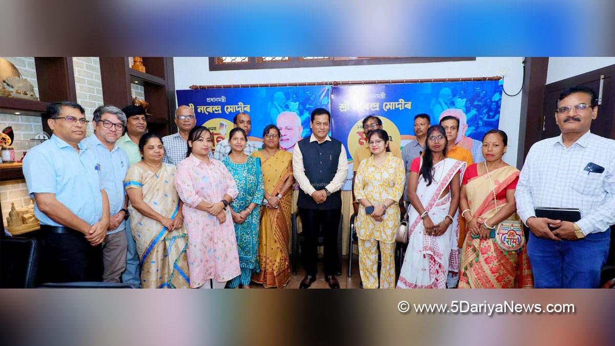 Sarbananda Sonowal, BJP, Bharatiya Janata Party, Union Minister of Ports Shipping and Waterways, Ministry of Ports Shipping and Waterways