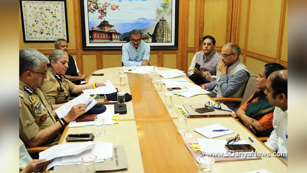 Sukhvinder Singh Sukhu, Himachal Pradesh, Himachal, Congress, Indian National Congress, Himachal Congress, Shimla, Chief Minister of Himachal Pradesh, Naresh Chauhan, Prabodh Saxena, Chief Secretary Himachal