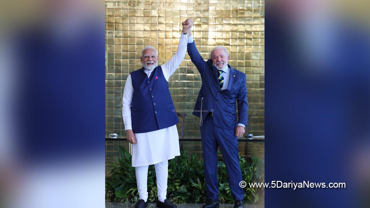 Narendra Modi, Modi, BJP, Bharatiya Janata Party, Prime Minister of India, Prime Minister, Narendra Damodardas Modi, President of Brazil, Luiz Inacio Lula da Silva