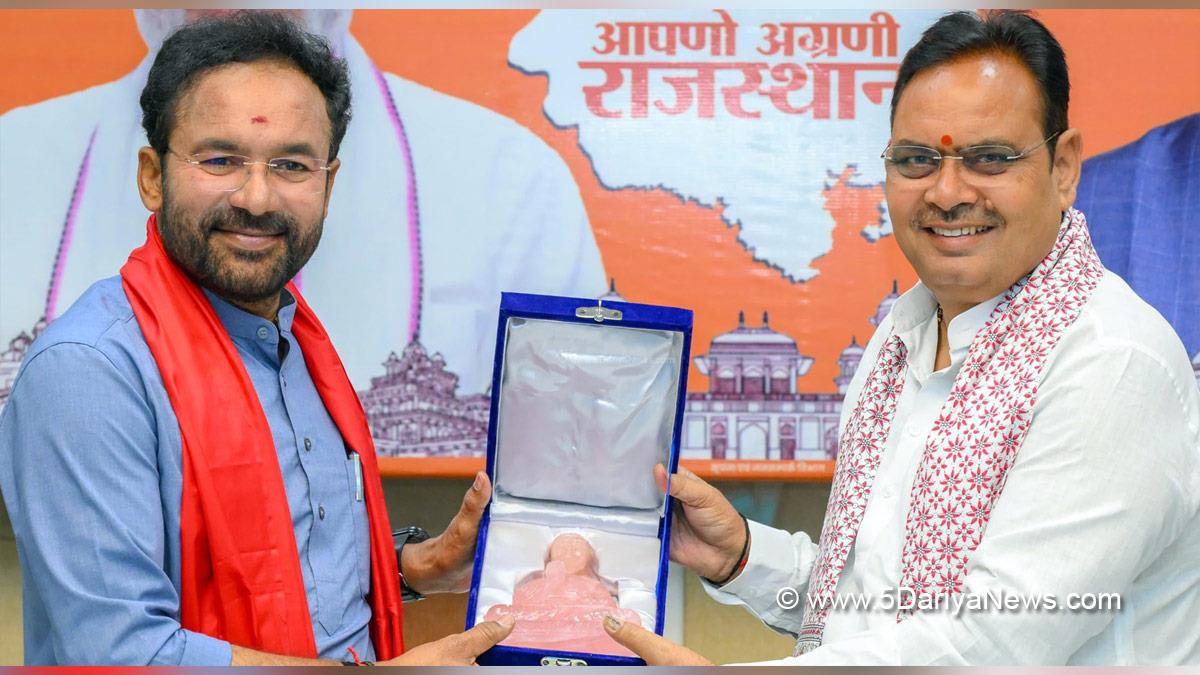 Gangapuram Kishan Reddy, G Kishan Reddy, Bhajan Lal Sharma, BJP, Rajasthan, Bharatiya Janata Party, Chief Minister Of Rajasthan, Jaipur