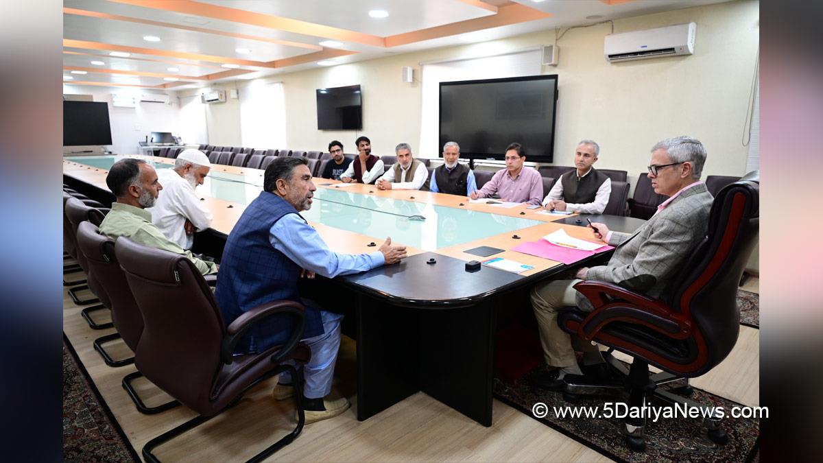 Omar Abdullah, Chief Minister of JK, Jammu and Kashmir National Conference, National Conference, Srinagar, Kashmir, Jammu And Kashmir, Jammu