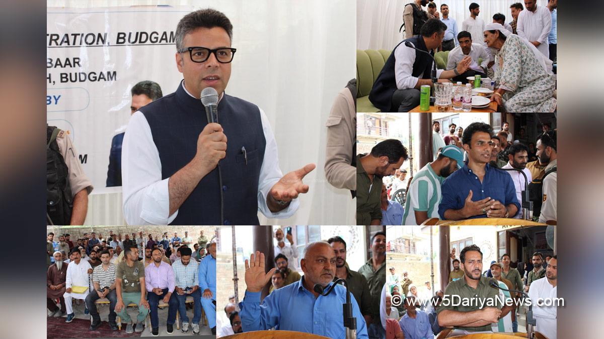Dr Bilal Mohi Ud Din Bhat, Budgam, Deputy Commissioner Budgam, DC Budgam, Kashmir, Jammu And Kashmir, Jammu, District Administration Budgam