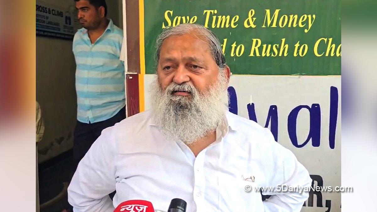 Anil Vij, Haryana, Ambala, Bharatiya Janata Party, BJP, BJP Haryana
