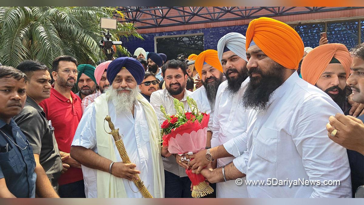 Sukhbir Singh Badal, Shiromani Akali Dal, SAD, Akali Dal, Sarabjit Singh Jhinjher