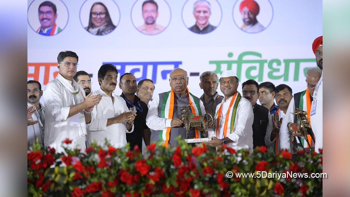 Mallikarjun Kharge, Indian National Congress, Congress, All India Congress Committee, Jai Jawan, Jai Kisan, Jai Samvidhan