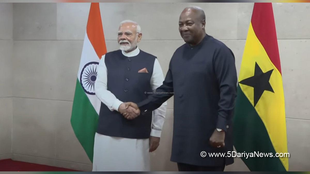Narendra Modi, Modi, BJP, Bharatiya Janata Party, Prime Minister of India, Prime Minister, Narendra Damodardas Modi, President of Ghana, Dr John Dramani Mahama