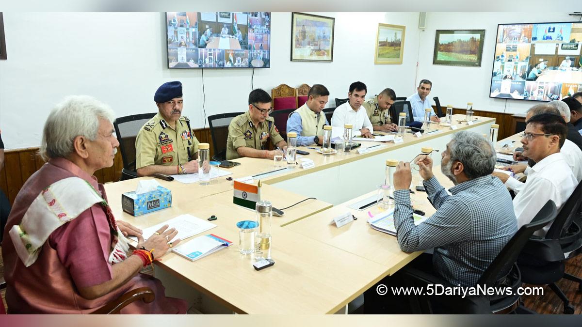 Manoj Sinha, Lieutenant Governor JK, Raj Bhavan, Jammu, Srinagar, Kashmir, Jammu And Kashmir, Vijay Kumar Bidhuri, DDC Kashmir, Divisional Commissioner Kashmir, Terror Victims, Justice For Victims, JK Police, Counter Terrorism