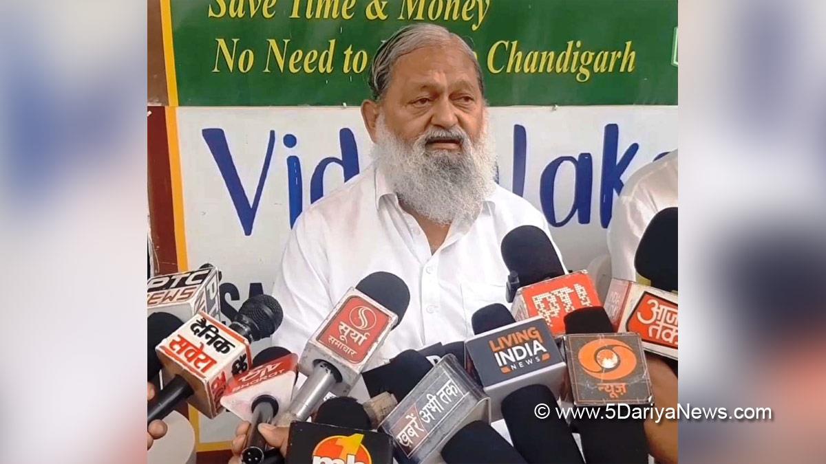 Anil Vij, Haryana, Ambala, Bharatiya Janata Party, BJP, BJP Haryana