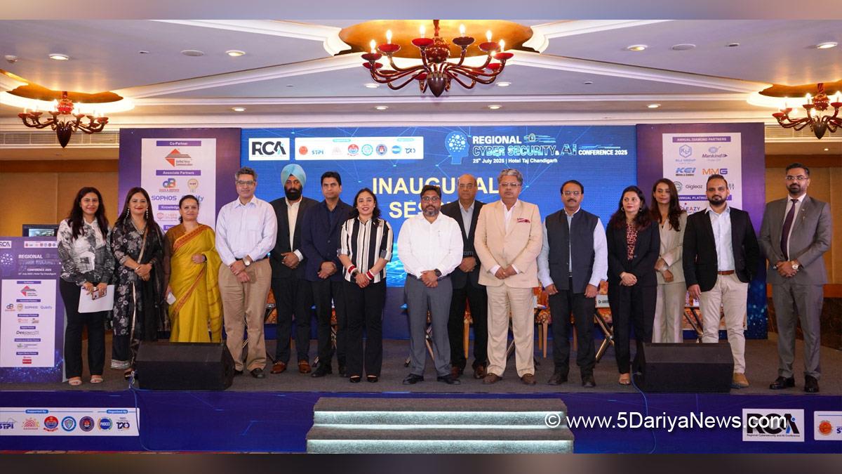 PHD Chamber of Commerce and Industry, PHDCCI, Regional Cyber Security and AI, RCA, Regional Cyber Security and AI Conference 2025, Software Technology Parks of India, STPI, Chandigarh