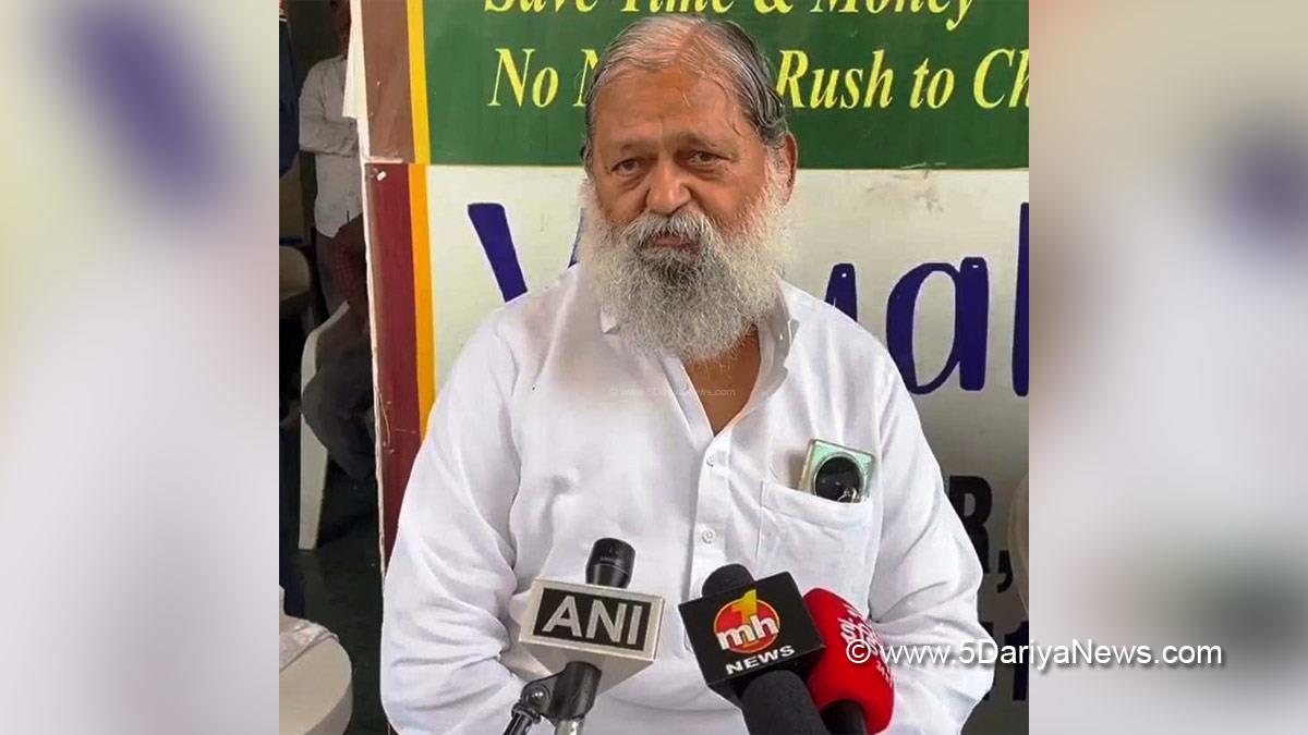 Anil Vij, Haryana, Ambala, Bharatiya Janata Party, BJP, BJP Haryana