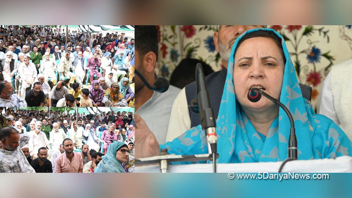 Sakeena Masood, Sakeena Itoo, Jammu and Kashmir National Conference, National Conference, Kashmir, Jammu And Kashmir, Jammu