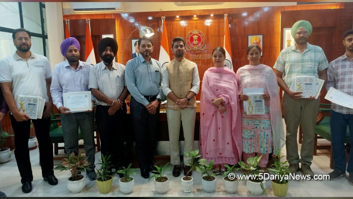Sagar Setia, DC Moga, Deputy Commissioner Moga, Moga