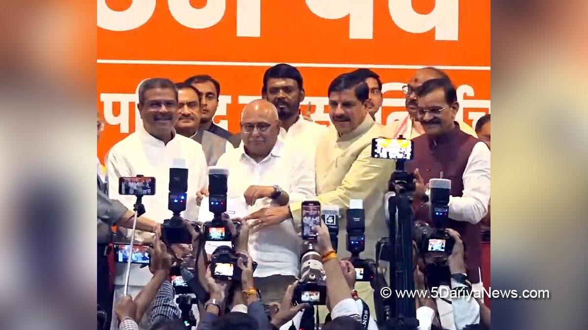 Dharmendra Pradhan, Dharmendra Debendra Pradhan, BJP, Bharatiya Janata Party, Ministry of Skill Development and Entrepreneurship, Dr Mohan Yadav, Chief Minister of Madhya Pradesh, Bhopal, Madhya Pradesh, Hemant Khandelwal