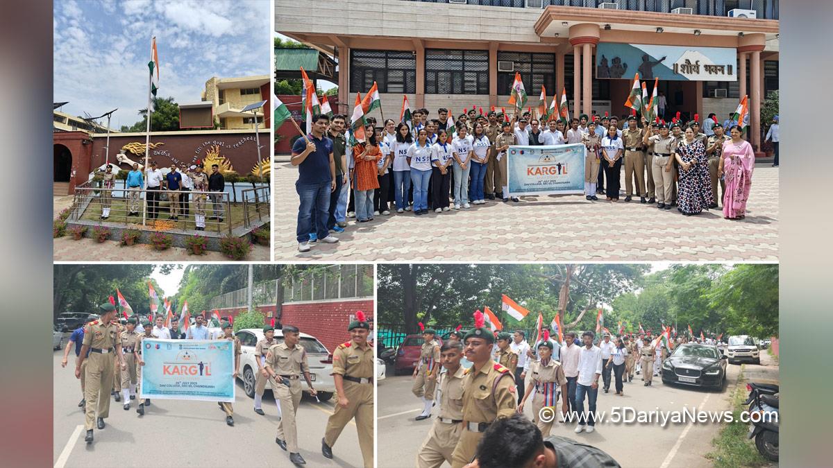 Mera Yuva Bharat, MY Bharat, Dr Nemi Chand, Vinay Kumar, MY Bharat Chandigarh, Kargil Vijay Diwas, Ek Ped Maa Ke Naam