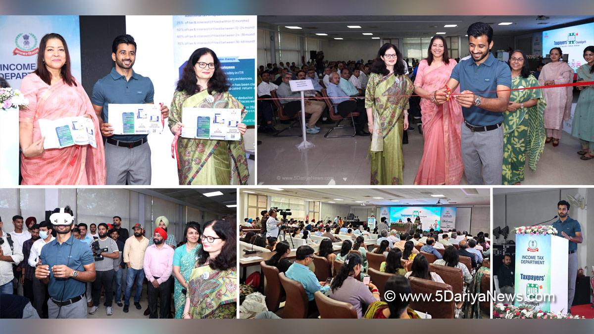 Income Tax Department, Manpreet Singh, Amrapalli Das, Jyoti Kumari, Chandigarh Judicial Academy, Thank You Taxpayers, Chandigarh